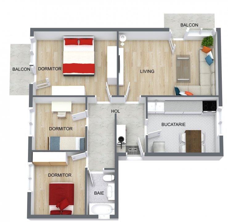 Apartament pentru familie in Aviatiei