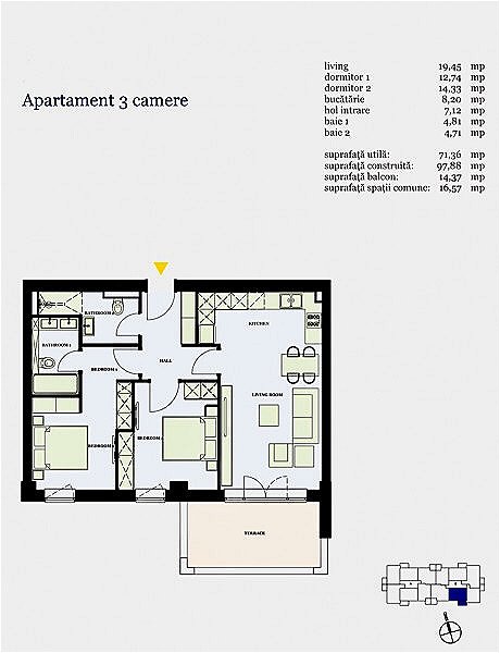 Apartament zona Pipera, TRIANA RESIDENCE