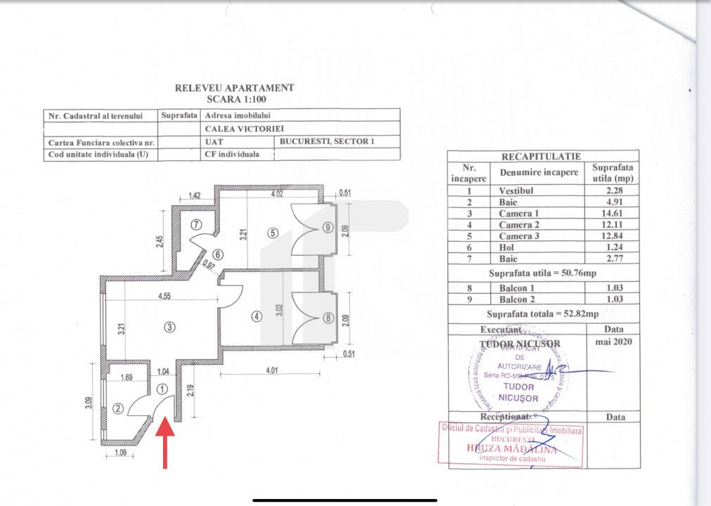 Apartament superb de închiriat – Calea Victoriei, vav de Cercul Militar National
