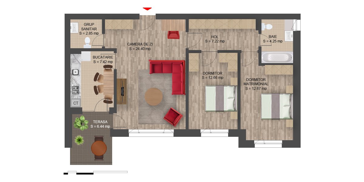 Baneasa - Greenfield RESIDENCE - Padurea Baneasa - cu loc de parcare