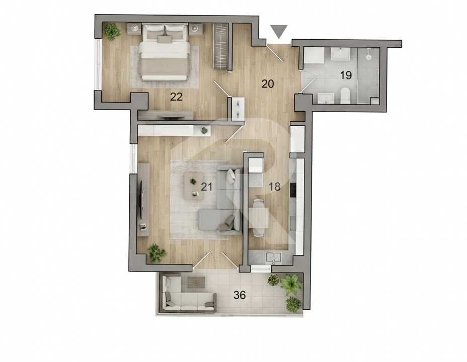 Apartament de vânzare Dobroești, Ilfov,  Str. Doinei cu LOC PARCARE in subteran