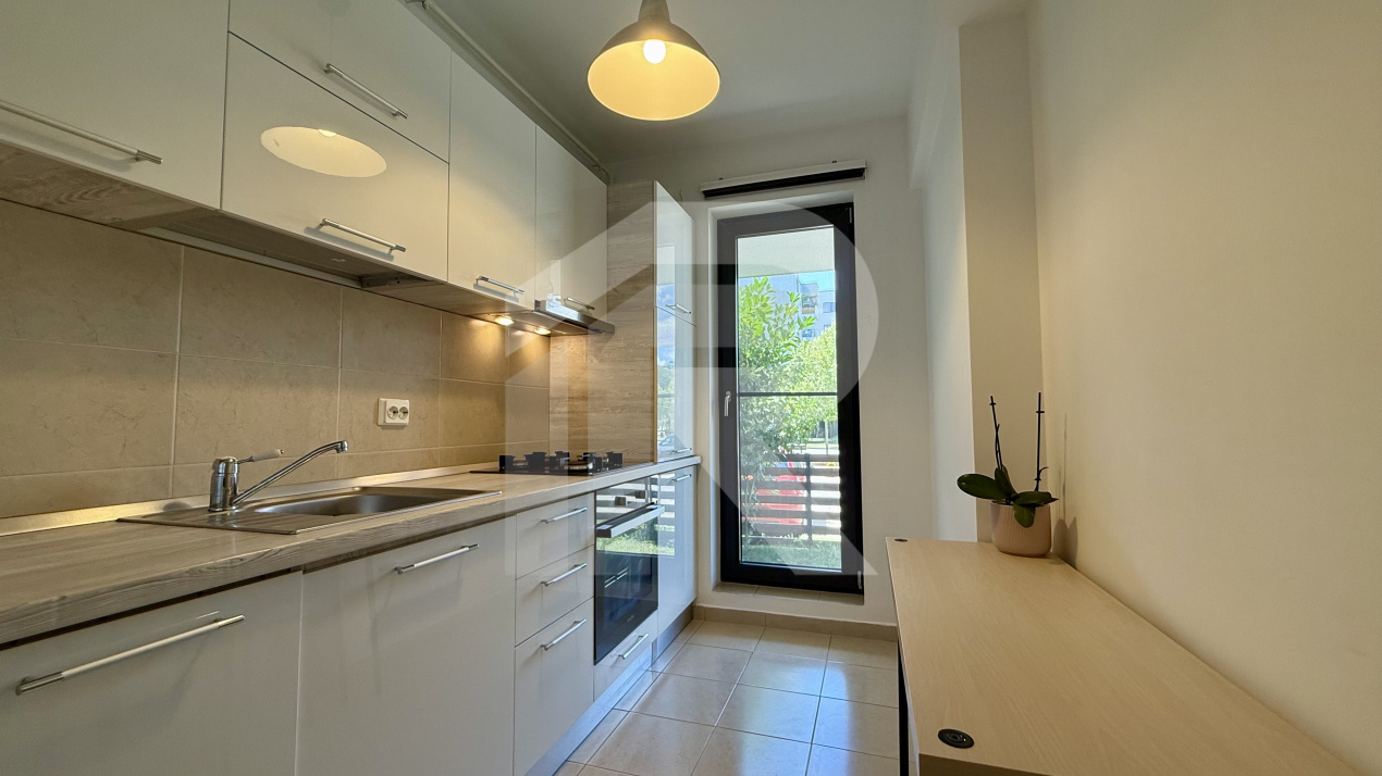 APARTAMENT CU GRĂDINĂ in GREENFIELD BĂNEASA cu 2 CAMERE