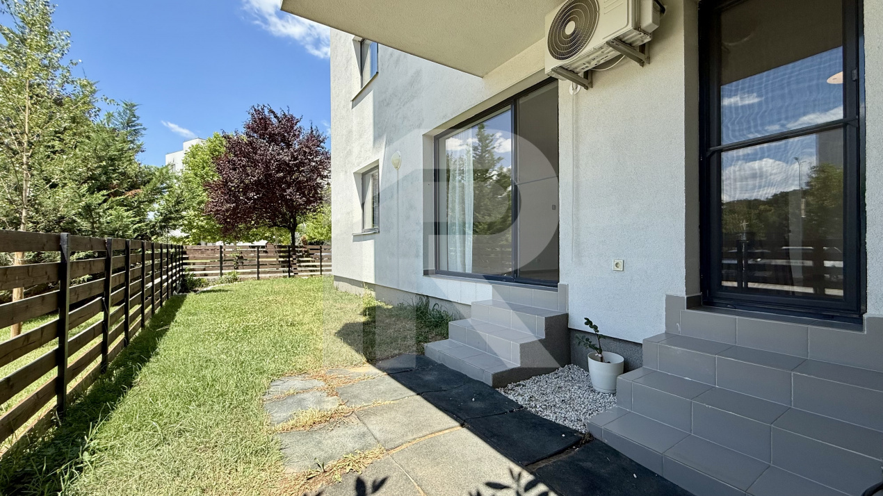 APARTAMENT CU GRĂDINĂ in GREENFIELD BĂNEASA cu 2 CAMERE