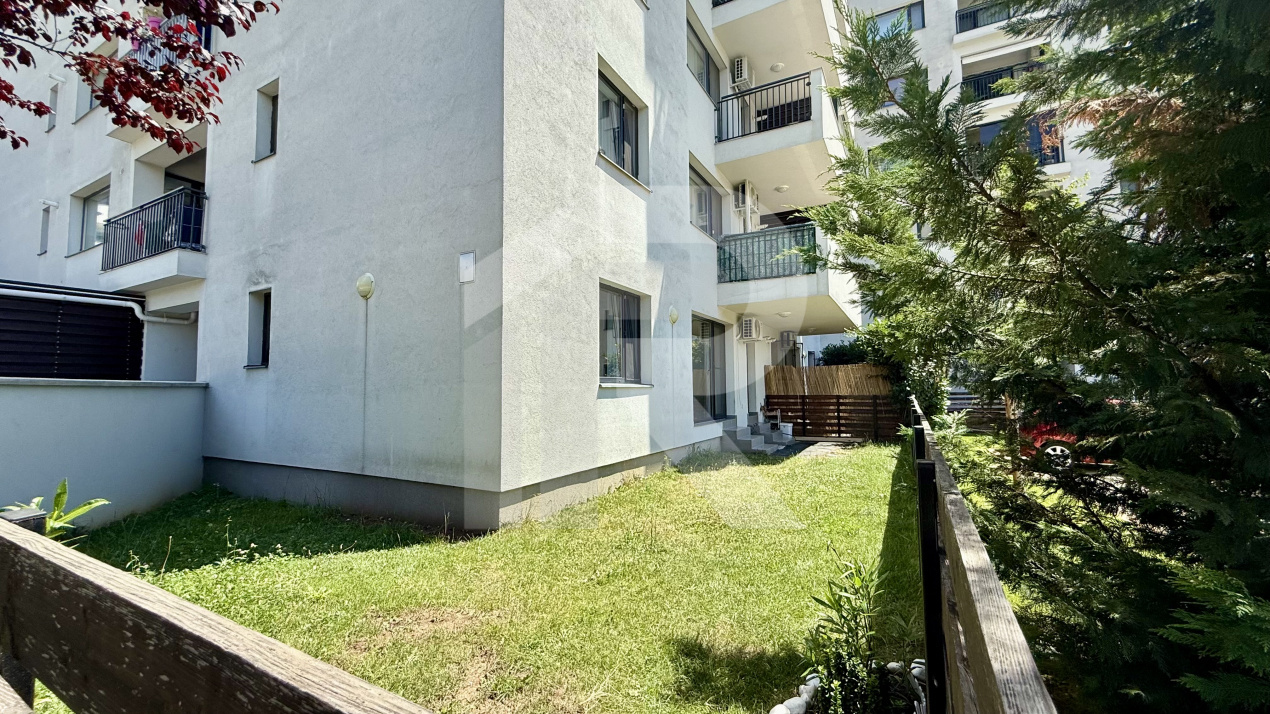 APARTAMENT CU GRĂDINĂ in GREENFIELD BĂNEASA cu 2 CAMERE